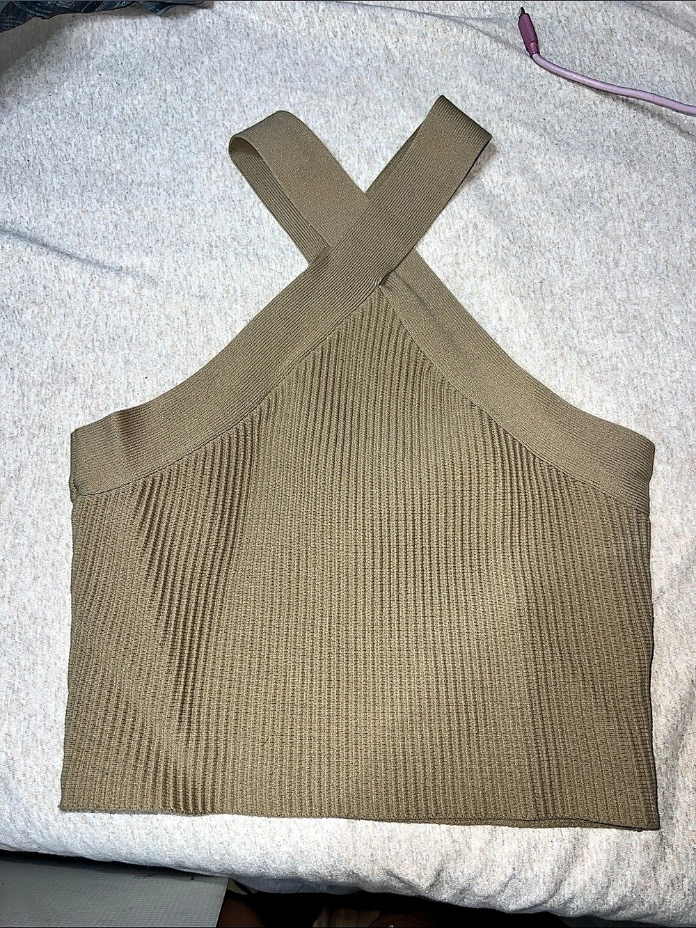 Cross-Front Halter Top - Picture 2 of 2